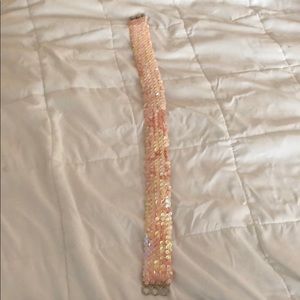 Pink sparkle belt !